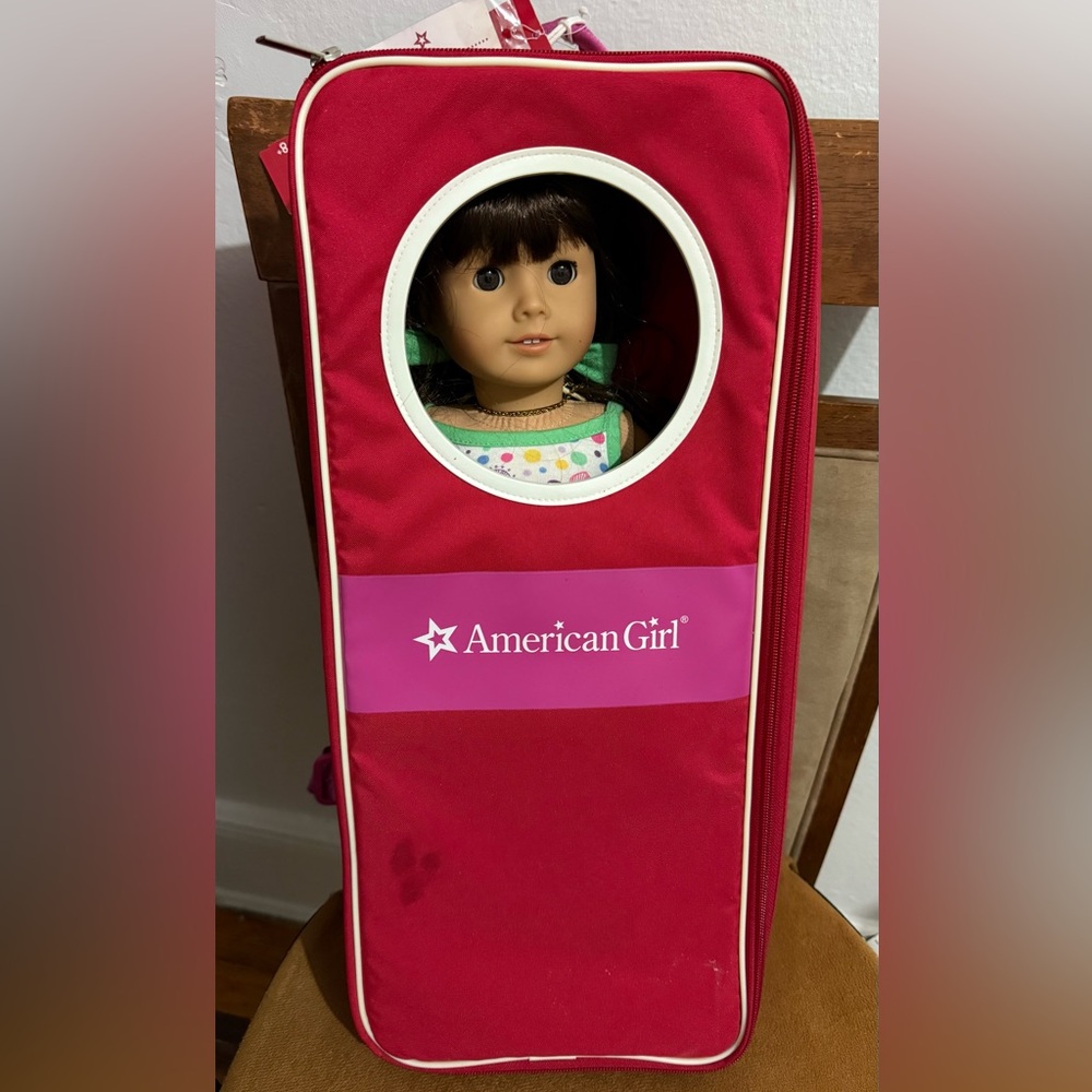 Samantha American Girl Doll with Red Carrying Case